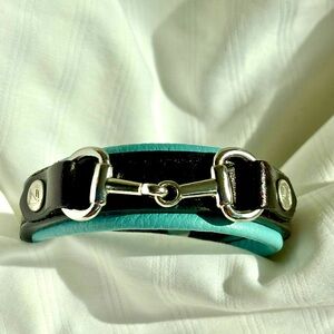 On the Bit snaffle bit bracelet